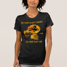 Camiseta En Una Carretera Del Desierto Oscuro Guay Viento E