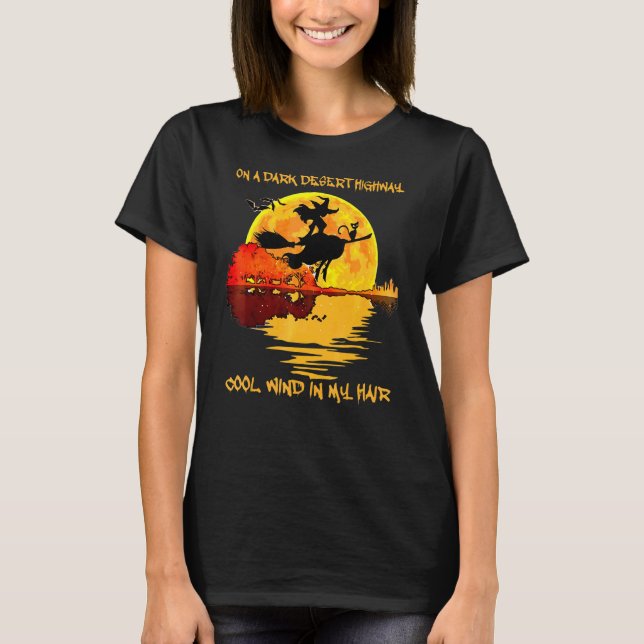 Camiseta En Una Carretera Del Desierto Oscuro Guay Viento E (Anverso)