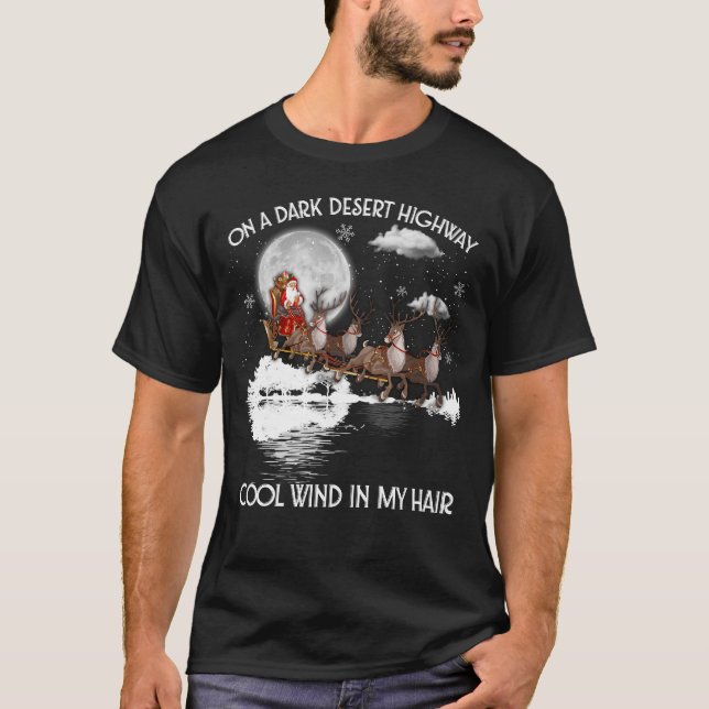 Camiseta En Una Carretera Del Desierto Oscuro Guay Viento E (Anverso)