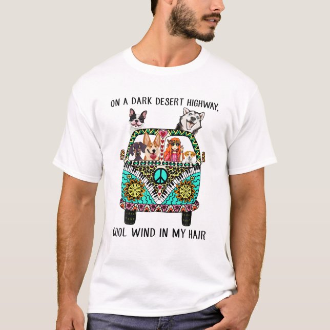 Camiseta En Una Carretera Del Desierto Oscuro Guay Wind Y M (Anverso)