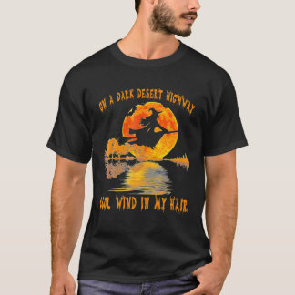 Camiseta En Una Carretera Del Desierto Oscuro La Bruja Sien