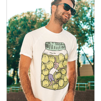 Camiseta En una cebolla peinada los guerreros encurtidos