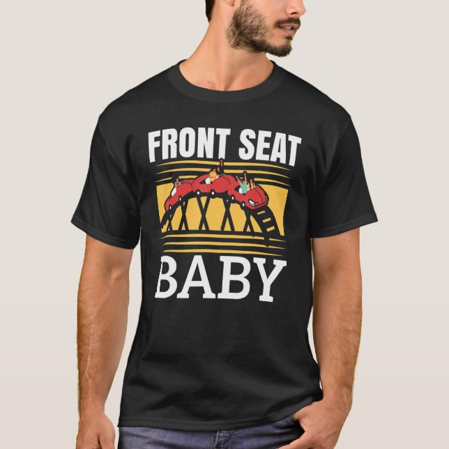 Camiseta En Una Diversión De Roller Rollercoaster (Anverso)
