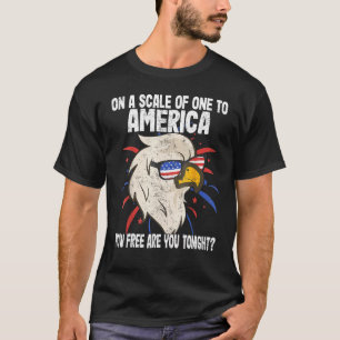 Camiseta En Una Escala De Uno A Estados Unidos Qué Gratis E
