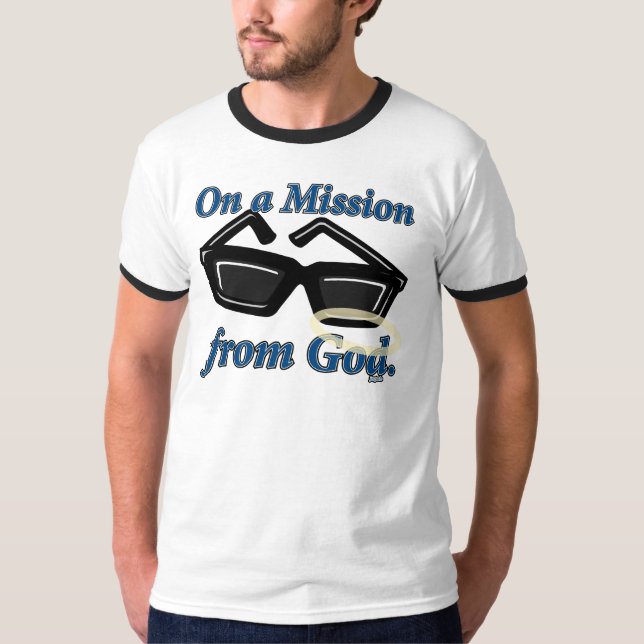 Camiseta En una misión de dios (Anverso)