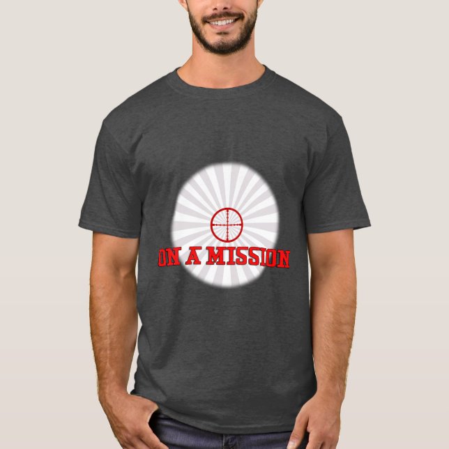 Camiseta EN UNA MISIÓN Sniper Scope Art Work (Anverso)