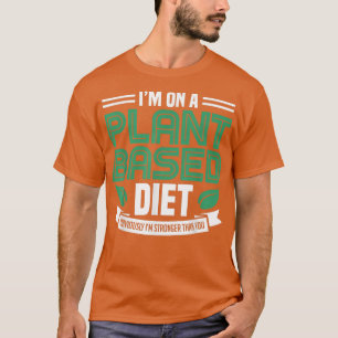 Camiseta En una planta vegetal Vegetari vegan con energía