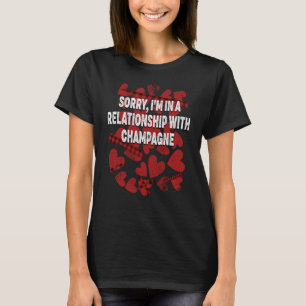 Camiseta En una relación con el Día de San Valentín de Cham
