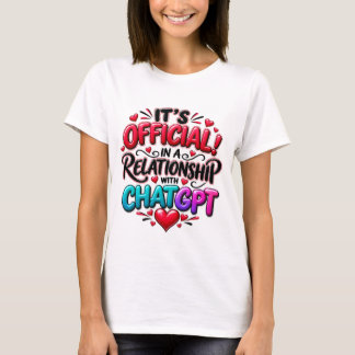 Camiseta En una relación con la IA