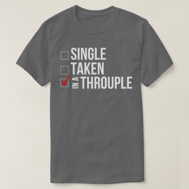 Camiseta En Una Triple Triple Poliamoria (Diseño del anverso)