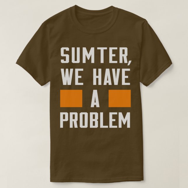 CAMISETA EN VERANO TENEMOS UN PROBLEMA (Diseño del anverso)