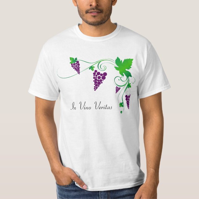Camiseta En Vino Veritas (Anverso)