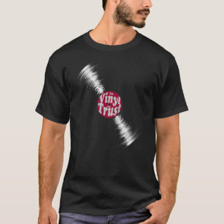Camiseta En Vinyl Grabar música de álbumes LP confiamos en