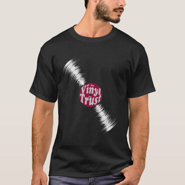 Camiseta En Vinyl Record Lp Álbum Música En La Que Confiamo (Anverso)