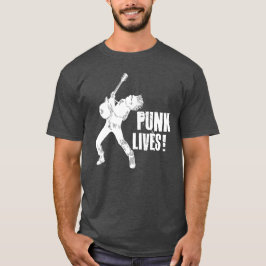 Camiseta en vivo de punk