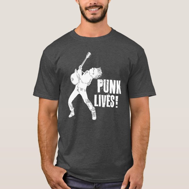 Camiseta en vivo de punk (Anverso)