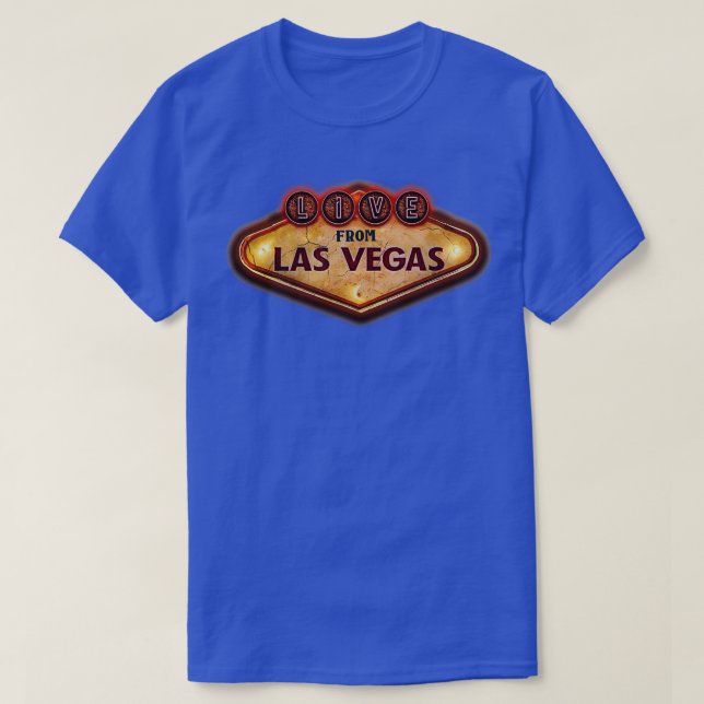 Camiseta en vivo desde vegas Classic TShirt (Diseño del anverso)