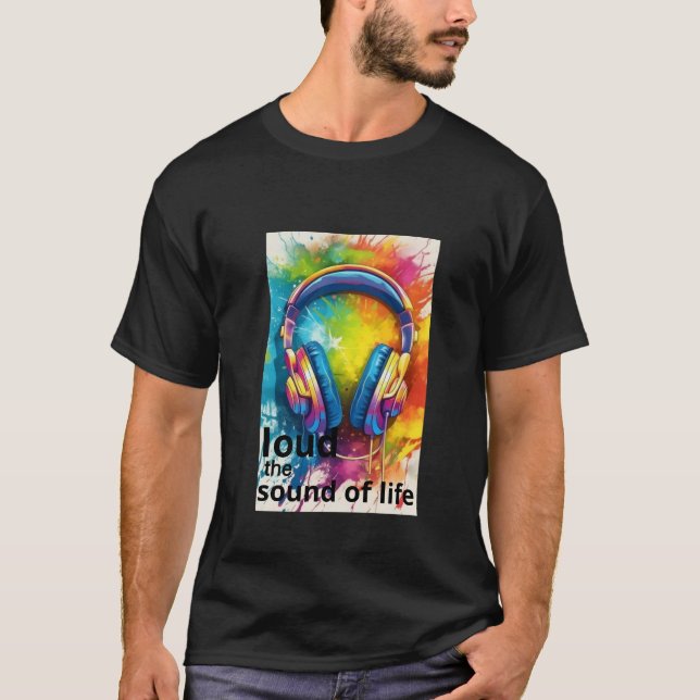 Camiseta En voz alta el sonido de la vida (Anverso)