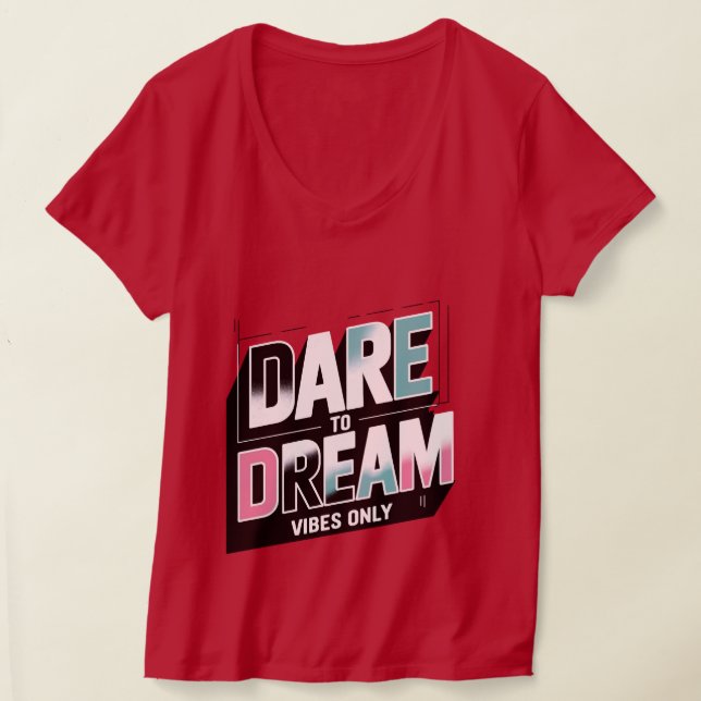 Camiseta En voz alta y clara: negrita y negrita (Distribución )