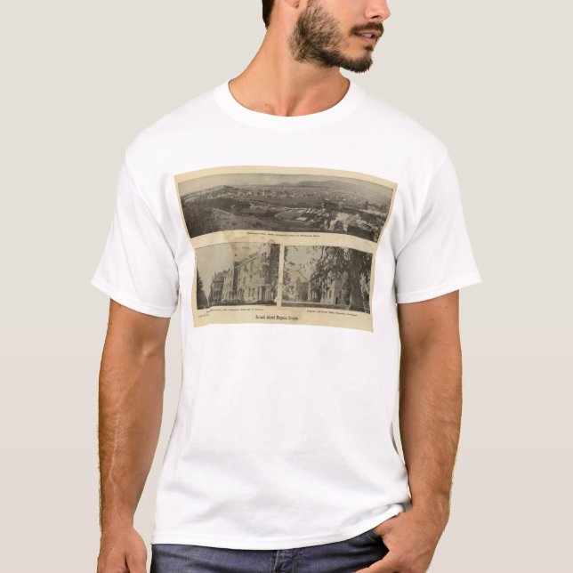 Camiseta En y sobre Eugene, Oregon (Anverso)