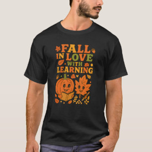 Camiseta Enamorada de aprender profesor retro
