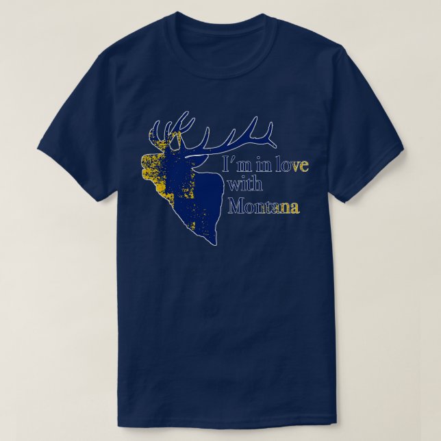 Camiseta Enamorado de Montana 1 (Diseño del anverso)