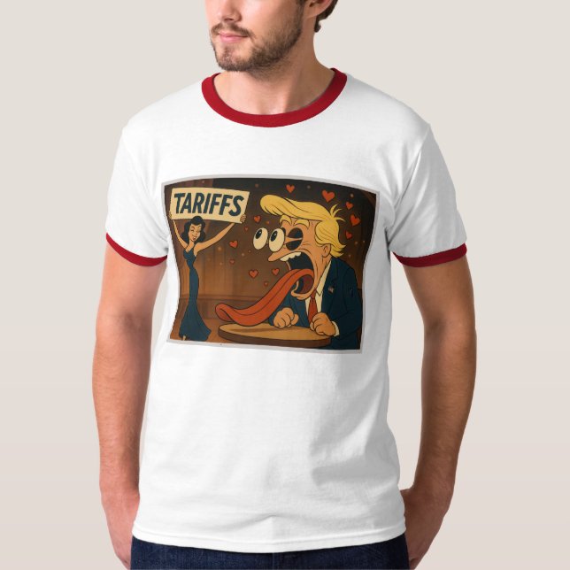 Camiseta Enamorándose de los aranceles (Anverso)