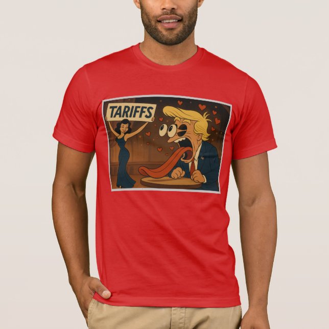 Camiseta Enamorándose de los aranceles (Anverso)