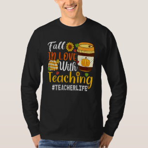 Camiseta Enamórate de Enseñar Vida de Maestro Estudiante Fa