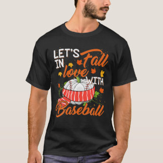 Camiseta Enamorémonos De Los Amantes Del Béisbol, Del Juego