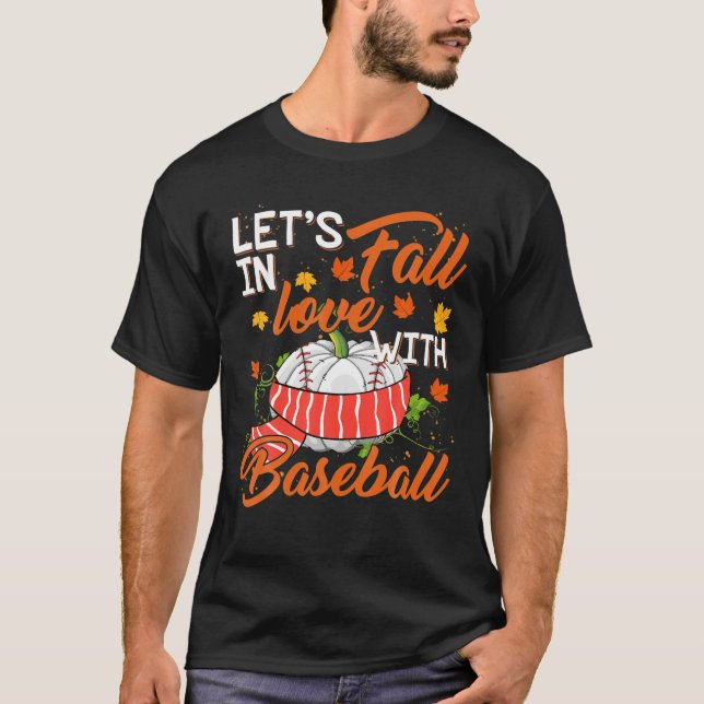 Camiseta Enamorémonos De Los Amantes Del Béisbol, Del Juego (Anverso)