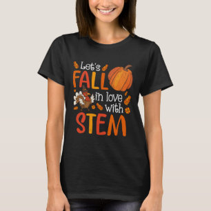 Camiseta Enamorémonos Del Día De Acción De Gracias Del Prof