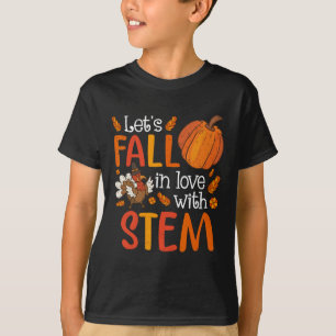 Camiseta Enamorémonos Del Día De Acción De Gracias Del Prof