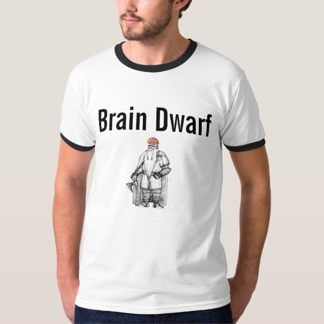 Camiseta Enano del cerebro (Anverso)