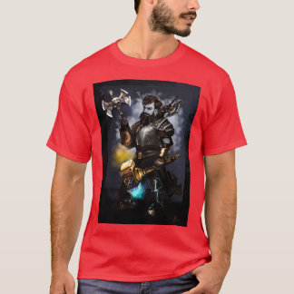 Camiseta Enano Paladin Stout y poderoso
