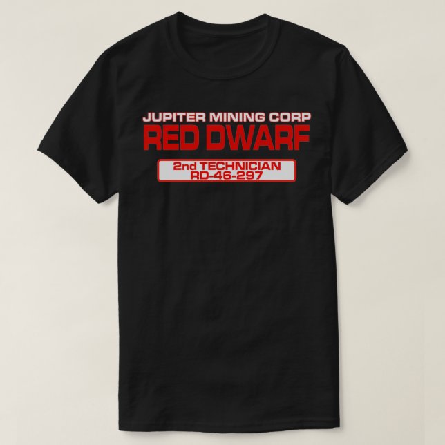 Camiseta Enano Rojo Segundo Técnico  (Diseño del anverso)