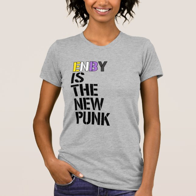 Camiseta Enby es el nuevo punk (Anverso)