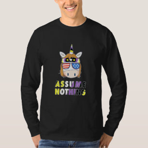 Camiseta Enby Genderqueer no binario de unicornio no binari