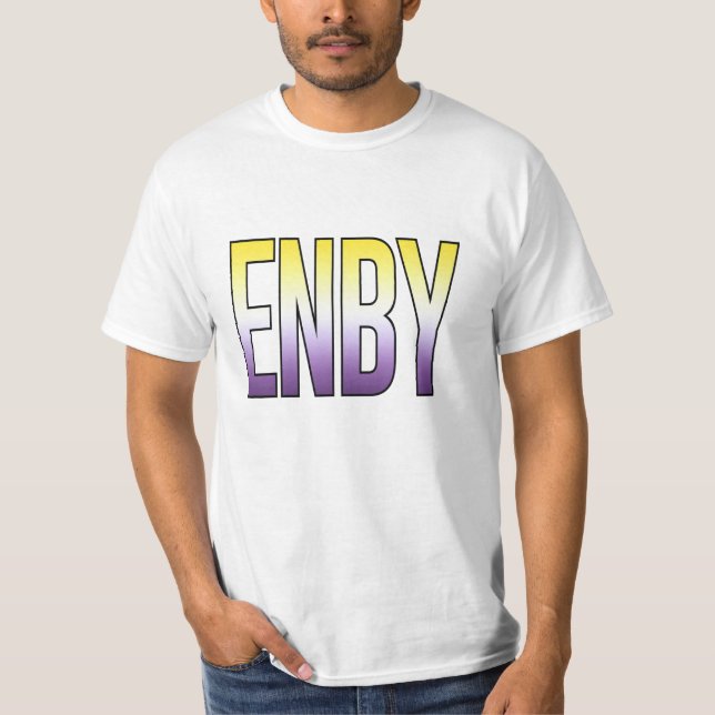 Camiseta ENBY - No binario (Anverso)