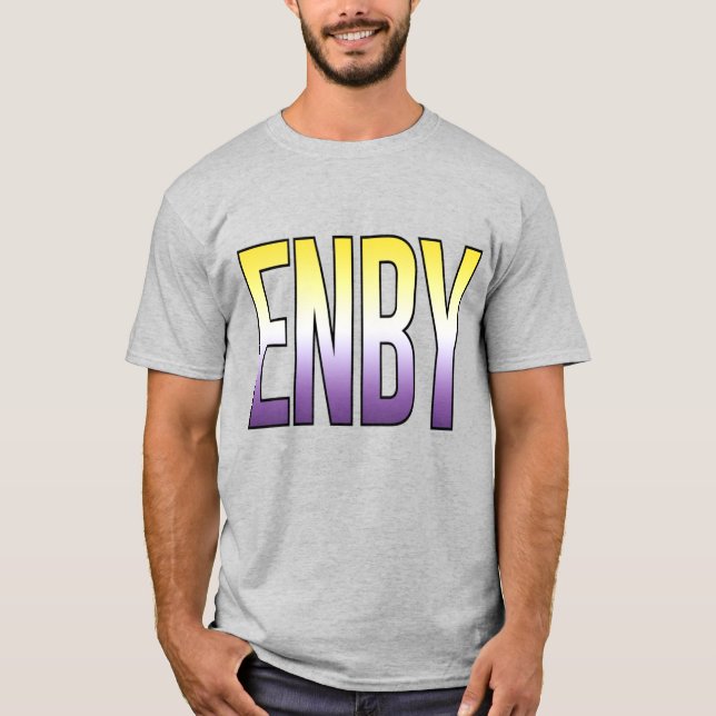 Camiseta ENBY - No binario (Anverso)