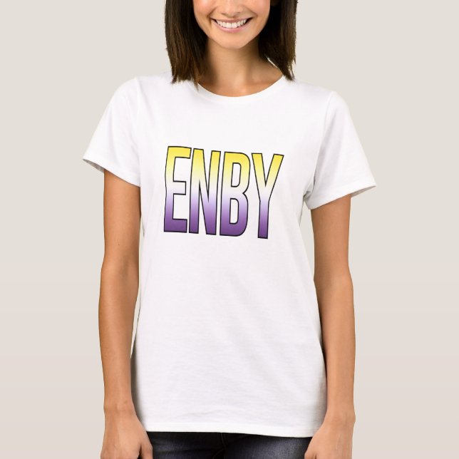 Camiseta ENBY - No binario (Anverso)