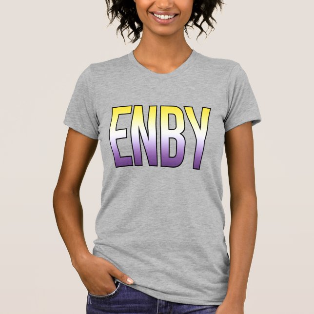 Camiseta ENBY - No binario (Anverso)