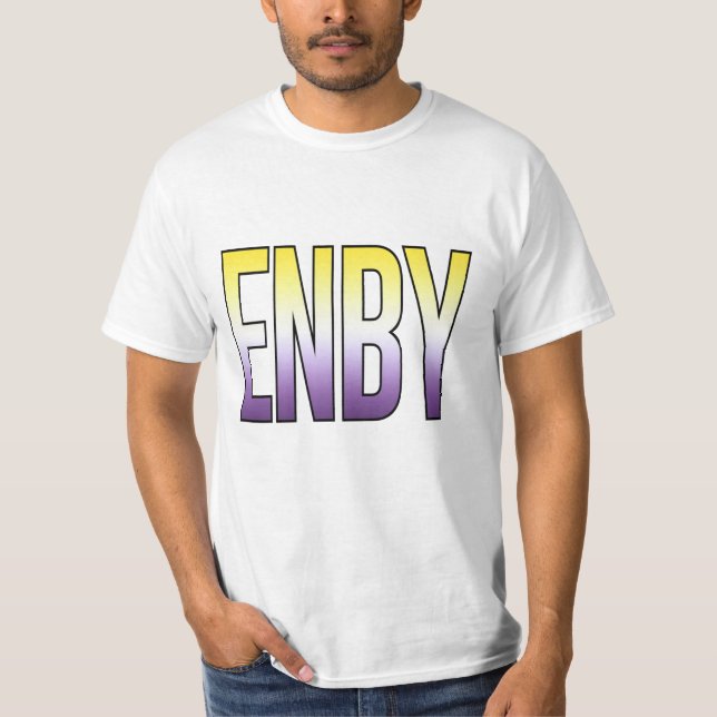 Camiseta ENBY - No binario (Anverso)