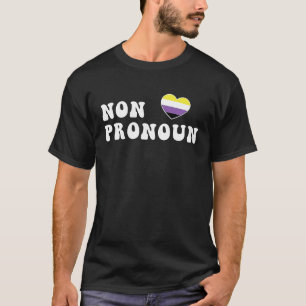 Camiseta Enby no binario no Pronoun Genderqueer No binario