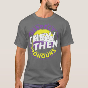 Camiseta Enby no binario respeta a mi comunidad LGBT