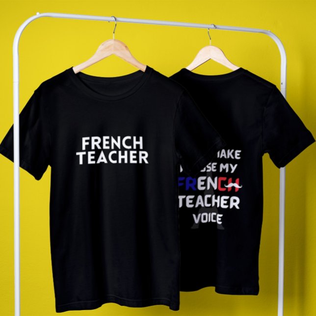 Camiseta Encabezado y reverso de texto blanco divertido del (Subido por el creador)