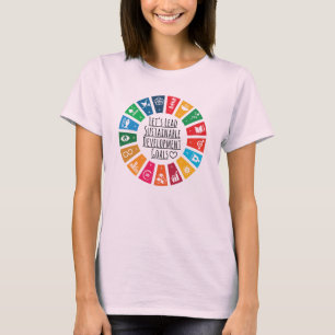Camiseta Encabezemos los Objetivos de Desarrollo Sostenible