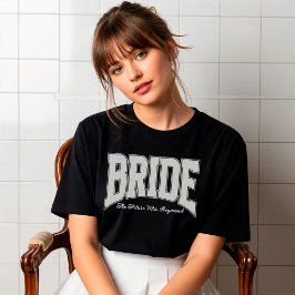 Camiseta Encaje Blanco BRIDE Despedida de Soltera Fiesta de