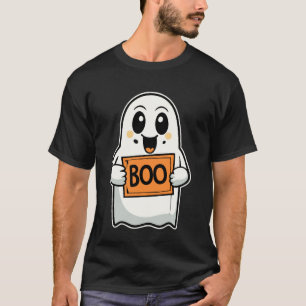 Camiseta Encaje fantasma lindo Café helado calabaza fantasm