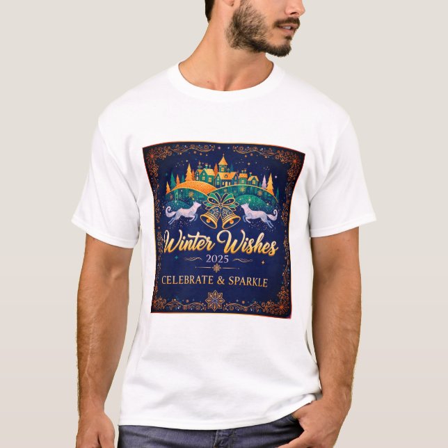 Camiseta encantada de Holiday se maravilla de los  (Anverso)